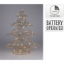 Boom verlicht goud LED 60 cm