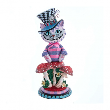Kurt Adler Holly Wood Cheshire Cat Nutcrack