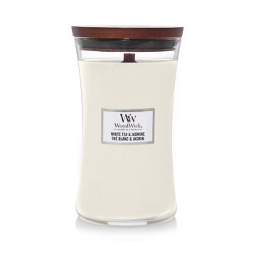 WoodWick White Tea & Jasmine Large Candle