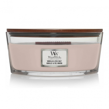 WoodWick Vanilla & Sea Salt Ellipse Candle