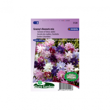 Aquilegia vulgaris Granny's Bonnets mix
