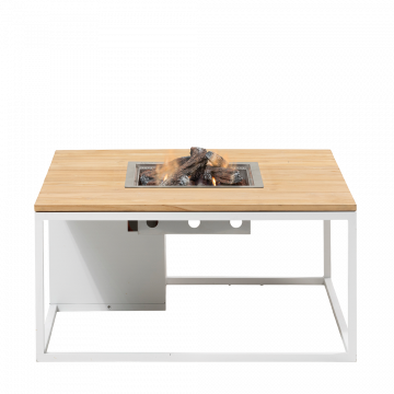 Cosiloft 100 white frame - teak top