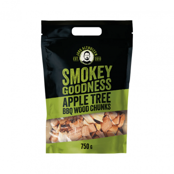 Smokey Goodness BBQ woodchunks appel 750g