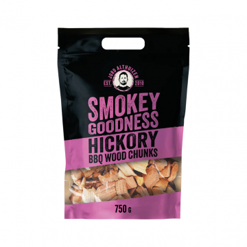 Smokey Goodness BBQ woodchunks hickory 750g