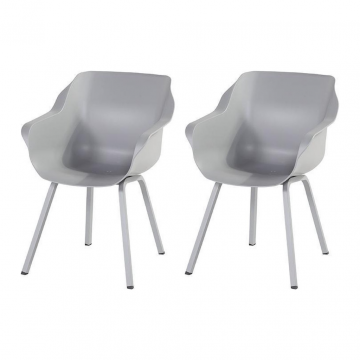 Hartman Diningstoel Sophie Element Armchair Misty Grey 2 stuks