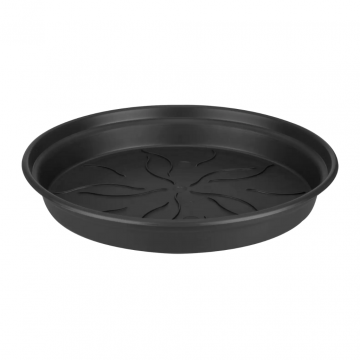 Elho Green Basics schotel zwart 22 cm