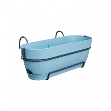 Elho Vibia Campana Balkonbak Allin1 50cm Vintage Blauw