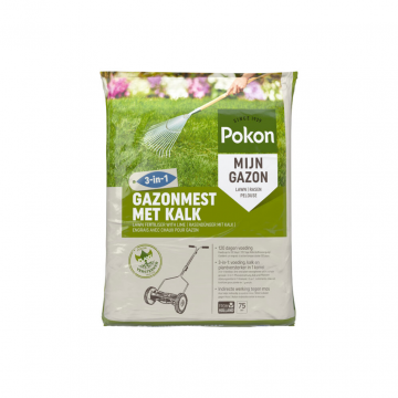 Pokon Gazonmest met Kalk 5kg voor 75m²
