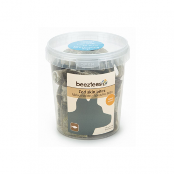 Beeztees Kabeljauwhuid Bites 75 gram