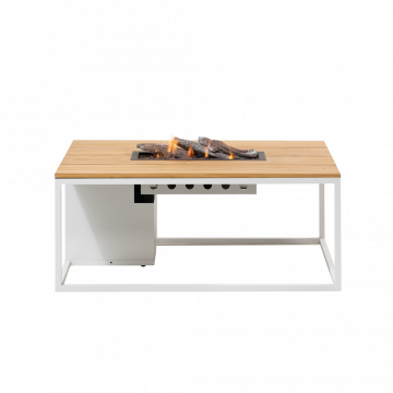 Cosiloft 120 white frame - teak top