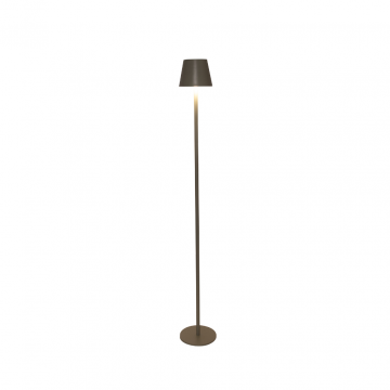 Draadloze Lamp staand mat olijf LED dimbaar 1.2 m