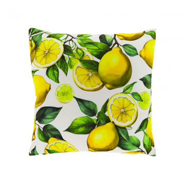 Unique Living Kussen Sharon outdoor lemon 45 x 45 cm