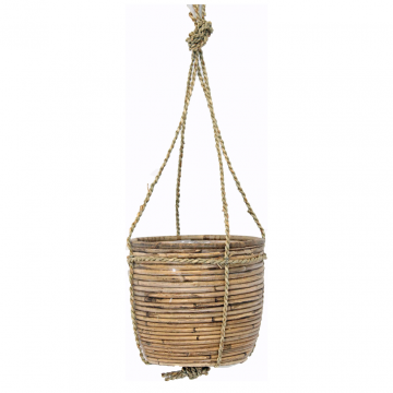 Van der Leeden Hangpot Streep 20x19 Grijs