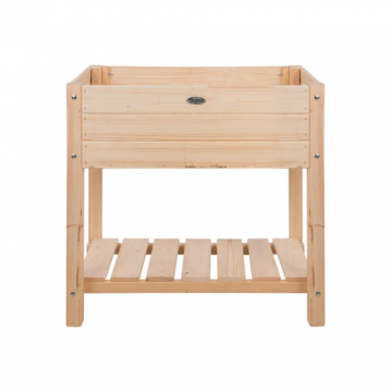 Esschert Design Verhoogde kweekbak blank S
