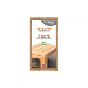 Exotan® Care scrub pads green