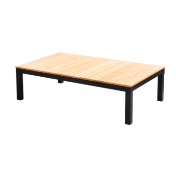 Yoi Tori Salontafel Zwart Teak 120 x 78