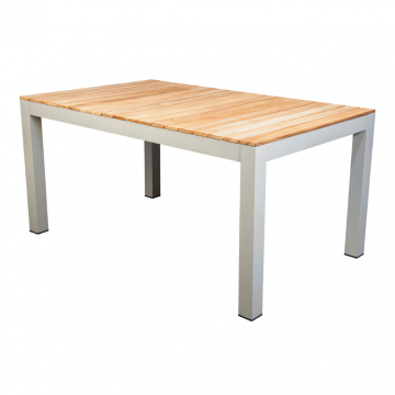 Yoi Midori low dining table salix teak 148 x 90 cm