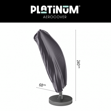 AeroCover Zweefparasolhoes 240 x 68 cm
