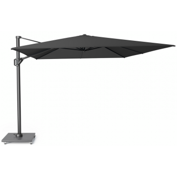 Platinum Zweefparasol Challenger T1 premium Faded black 4 x 3 m