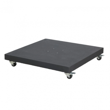 Platinum Sorrento Parasolvoet Zwart 90 kg graniet