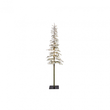 Everlands kunstkerstboom Alpine Sneeuw met verlichting 210x50cm