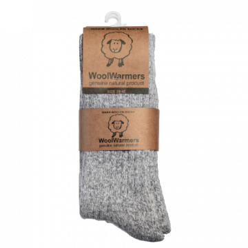 Woolwarmers Wollen Sokken 2-Pack Grijs maat 39-42