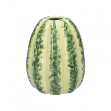Vaas pompoen groen 11 x 12.5 cm