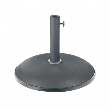 Parasolvoet 35kg grijs rond