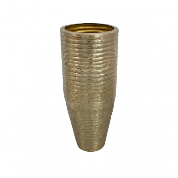 Vaas aluminium brush gold 43 x 105 cm