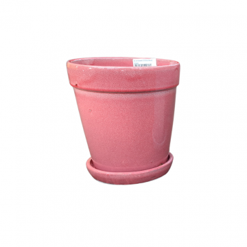 Pot met schotel Pale Pink 30 x 33