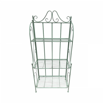 Plantenstand 3-laags antiek groen 58 x 32 x 127 cm