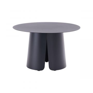 Royal Seasons Ronda bijzettafel D 70 x H 42 cm zwart