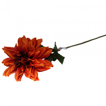 Dahlia 74 cm oranje