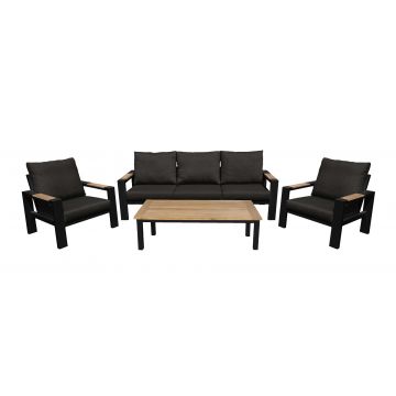 Royal Seasons Memphis loungeset teakhouten tafelblad