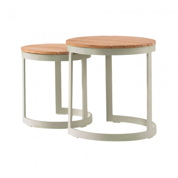 Royal Seasons Neverland bijzettafels zand set van 2