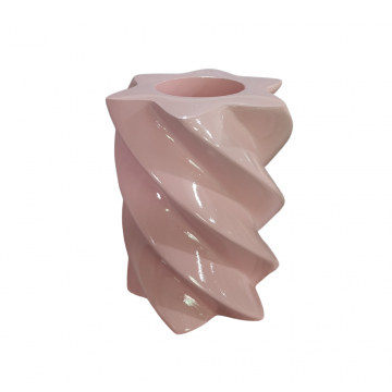 Vaas Swirl Pink 23 x 30 cm