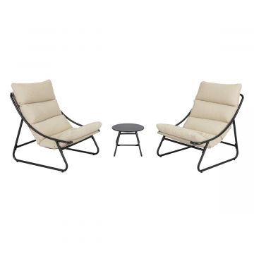 Ease Up Lazize 3-delige loungeset antraciet