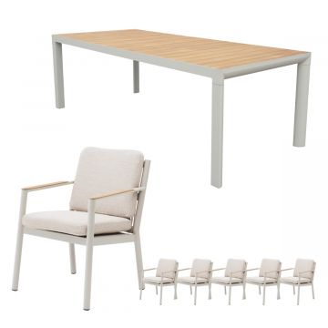 Royal Seasons Las Palmas dining set 6 personen