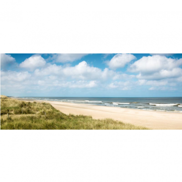 Tuinposter Strandzicht  110 x 45 cm