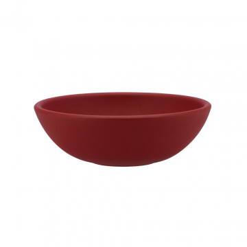 Vinci Red Velvet Schaal Laag Bol