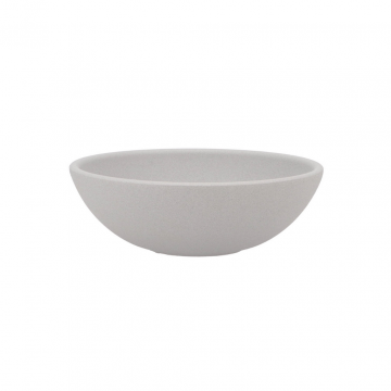 Vinci Mat Grijs Schaal Laag Bol 25 cm
