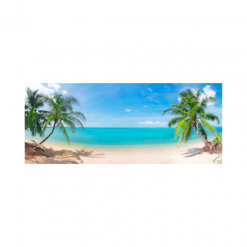 Tuinposter Strand palmen 