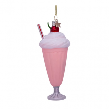 Vondels Kersthanger zacht roze milkshake