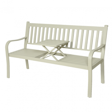 Outdoor Living Tuinkbank Nottingham aluminium beige