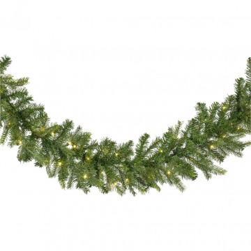 Everlands Grandis guirlande met verlichting 270cm