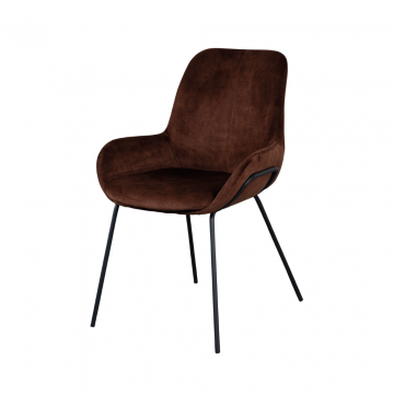 Lifestyle Livingston dining chair aquila tabacco