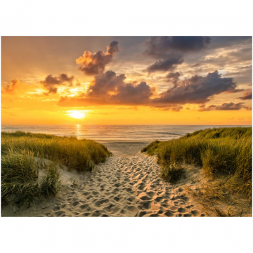 Tuinposter XL Zomeravond Strand 