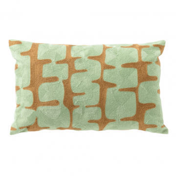Dutch Decor Sierkussen Amy Cameo Green 30 x 50 cm