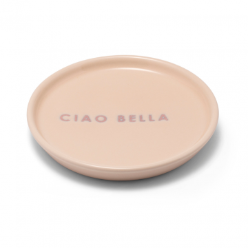 Vondels Ceramic Petit Four Plate Ciao Bella ecru Ø8.5cm