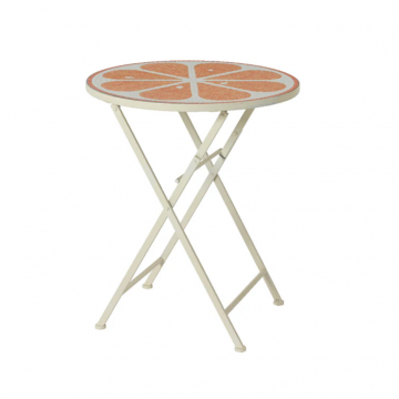 Outdoor Living Bistrotafel sinaasappel 60 x 72 cm